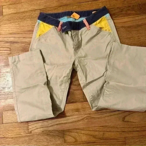 Tory Burch color block skinny pants women size 28 - Picture 6 of 11